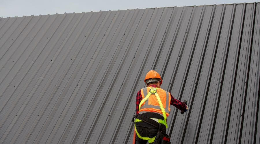 Professional metal roof installation in Dale, NY
